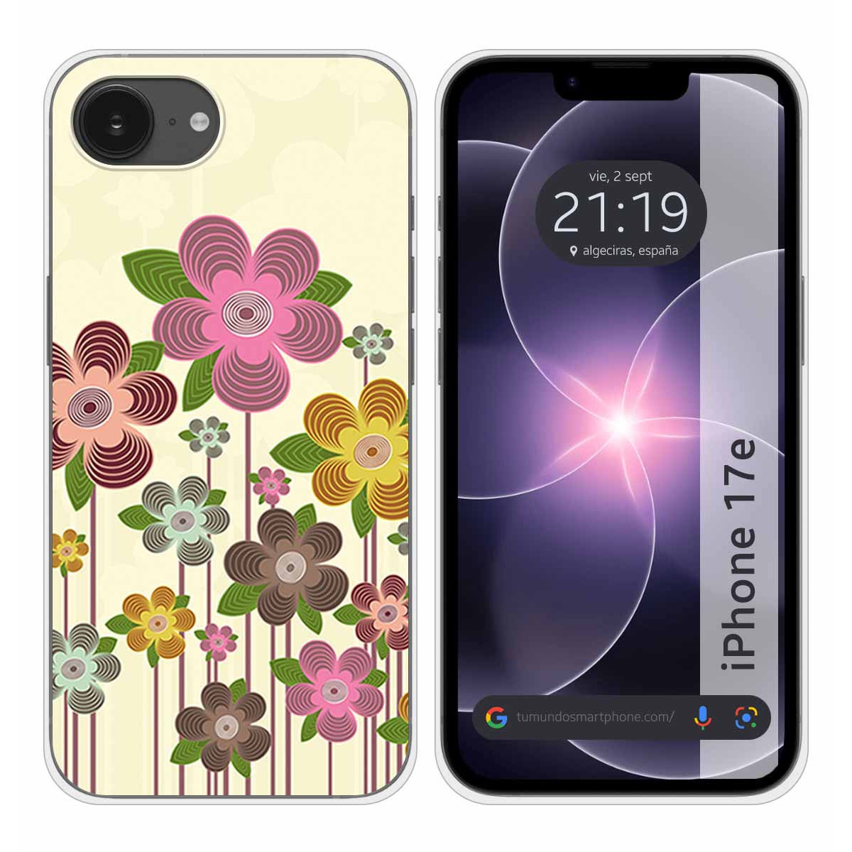 Funda Silicona para iPhone 17e diseño Primavera...