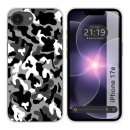 Funda Silicona para iPhone 17e diseño Snow Camuflaje Dibujos