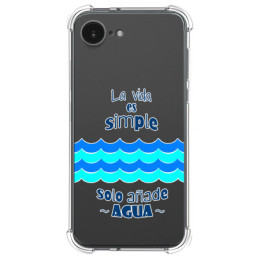 Funda Silicona Antigolpes para iPhone 17e diseño Agua...