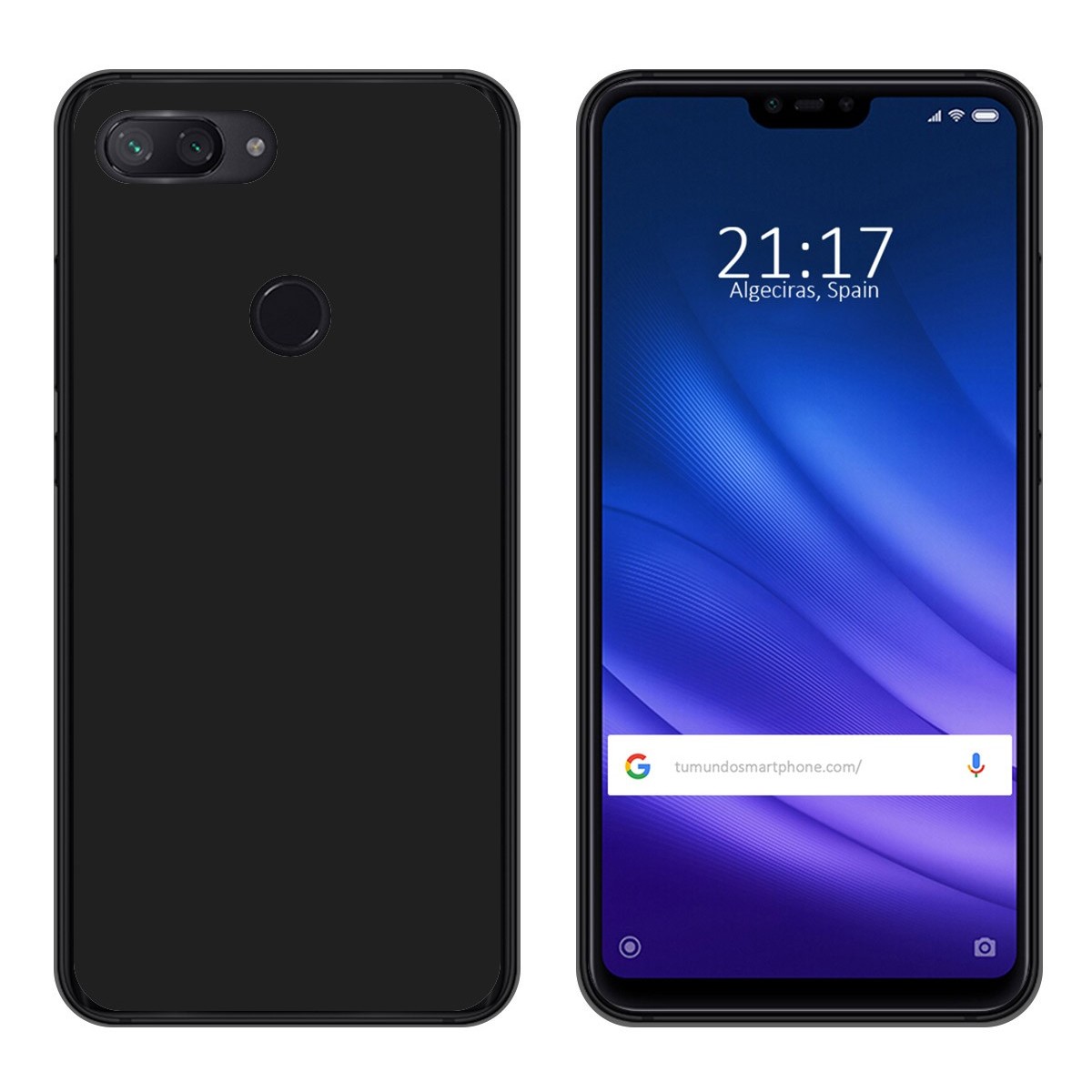 Funda Gel Tpu para Xiaomi Mi 8 Lite Color Negra
