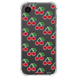 Funda Silicona Antigolpes para iPhone 17e diseño Cerezas...