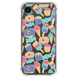 Funda Silicona Antigolpes para iPhone 17e diseño Dulces...