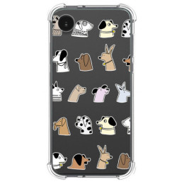 Funda Silicona Antigolpes para iPhone 17e diseño Perros...