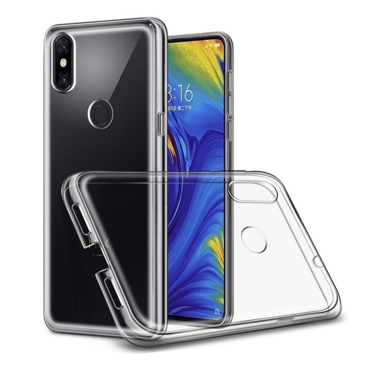 Funda Gel Tpu Fina Ultra-Thin 0,5mm Transparente para Xiaomi Mi Mix 3