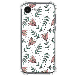 Funda Silicona Antigolpes para iPhone 17e diseño Flores...