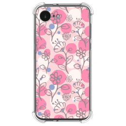 Funda Silicona Antigolpes para iPhone 17e diseño Flores...