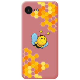 Funda Silicona Líquida Rosa para iPhone 17e diseño Abeja...