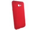 Funda Gel Tpu Tipo Mate Roja para Samsung Galaxy J4+ Plus