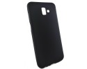 Funda Gel Tpu Tipo Mate Negra para Samsung Galaxy J6+ Plus