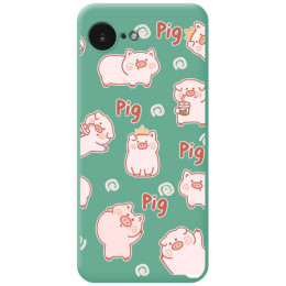 Funda Silicona Líquida Verde para iPhone 17e diseño...