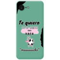 Funda Silicona Líquida Verde para iPhone 17e diseño Vaca Dibujos