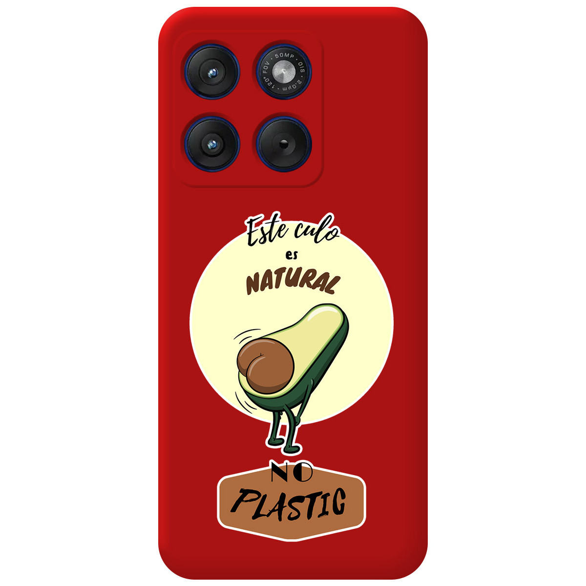 Funda Silicona Líquida Roja para Motorola Edge 70 5G diseño Culo Natural Dibujos