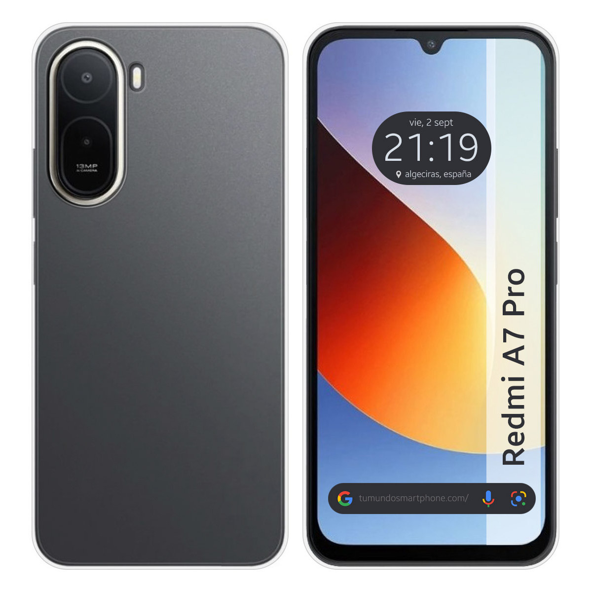 Funda Silicona Gel TPU Transparente para Xiaomi...