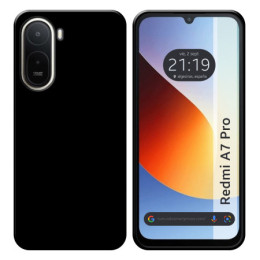 Funda Silicona Gel TPU Negra para Xiaomi Redmi A7 Pro