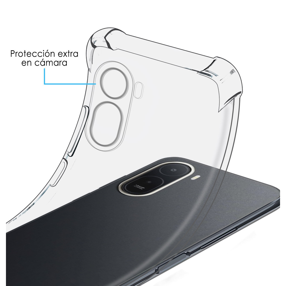 Funda Silicona Antigolpes Transparente para...
