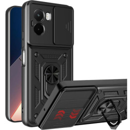 Funda Tough Armor con Anillo Giratorio Negra para Xiaomi...