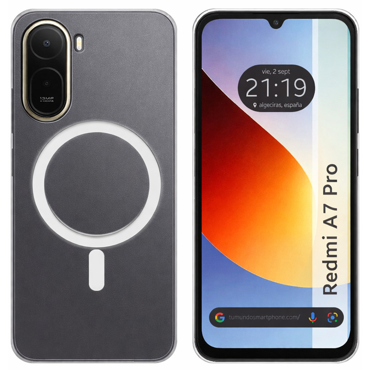 Funda transparente para Xiaomi Redmi A7 Pro...