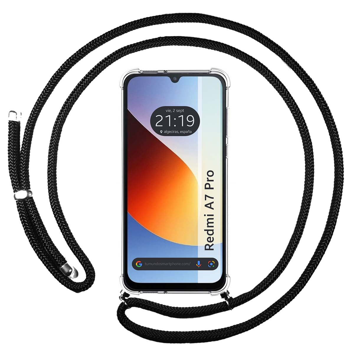 Funda Colgante Transparente para Xiaomi Redmi...