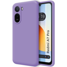 Funda Silicona Líquida Ultra Suave para Xiaomi Redmi A7 Pro color Morada