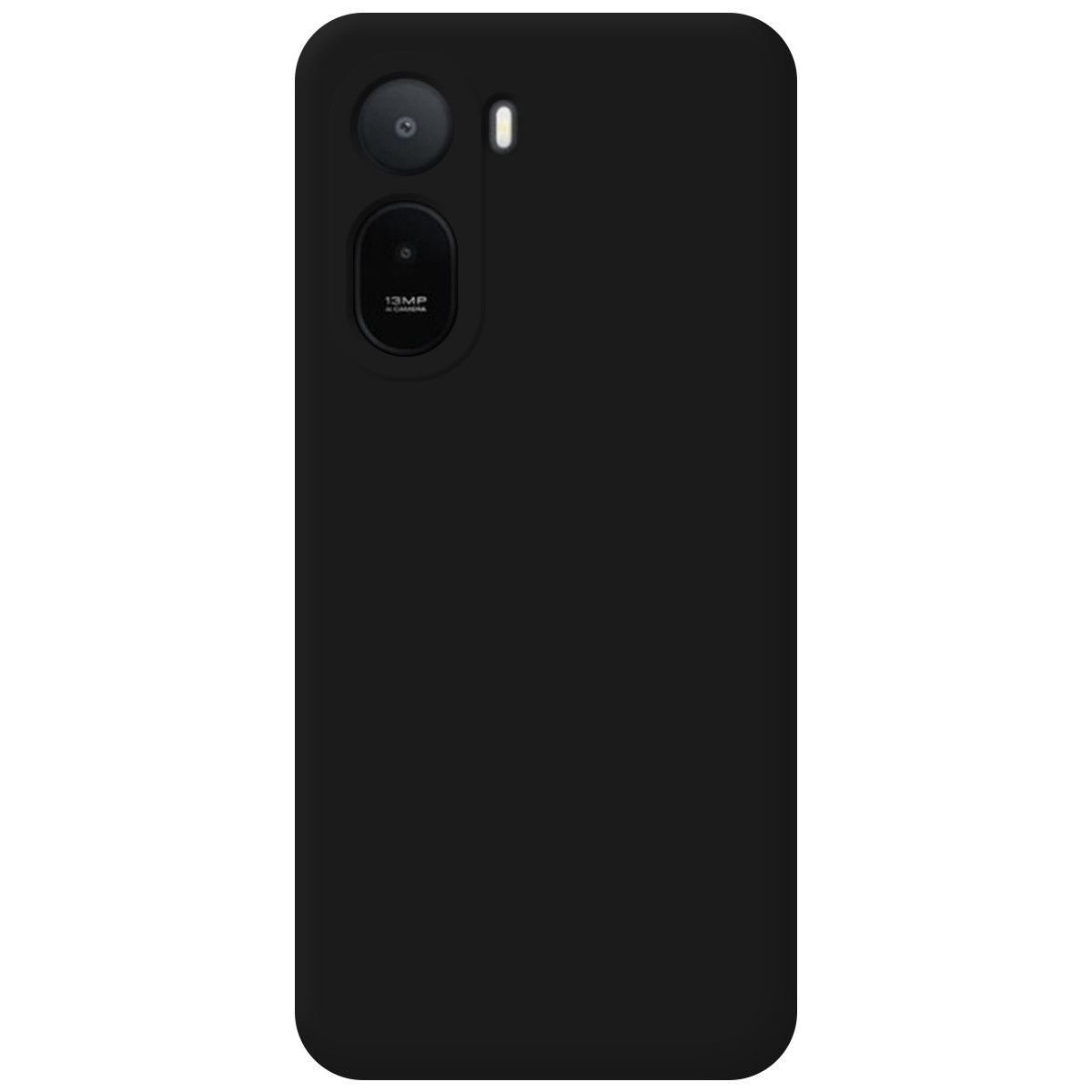 Funda Silicona Líquida Ultra Suave para Xiaomi Redmi A7 Pro color Negra