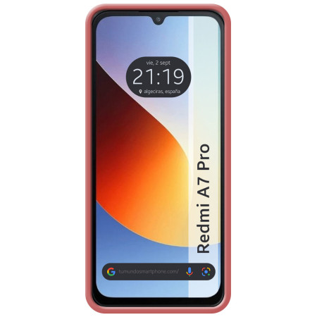 Funda Silicona Líquida Ultra Suave para Xiaomi Redmi A7 Pro color Rosa