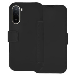 Funda Silicona Suave con Tapa para Xiaomi Redmi A7 Pro color Negra