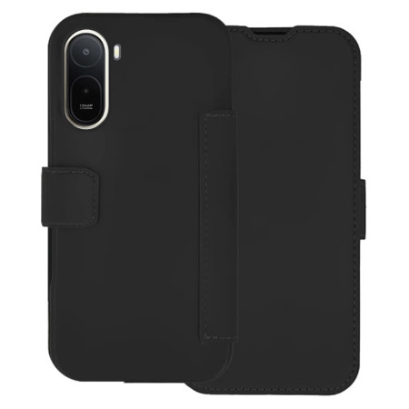 Funda Silicona Suave con Tapa para Xiaomi Redmi A7 Pro color Negra
