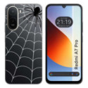 Funda Silicona Transparente para Xiaomi Redmi A7 Pro diseño Araña Dibujos