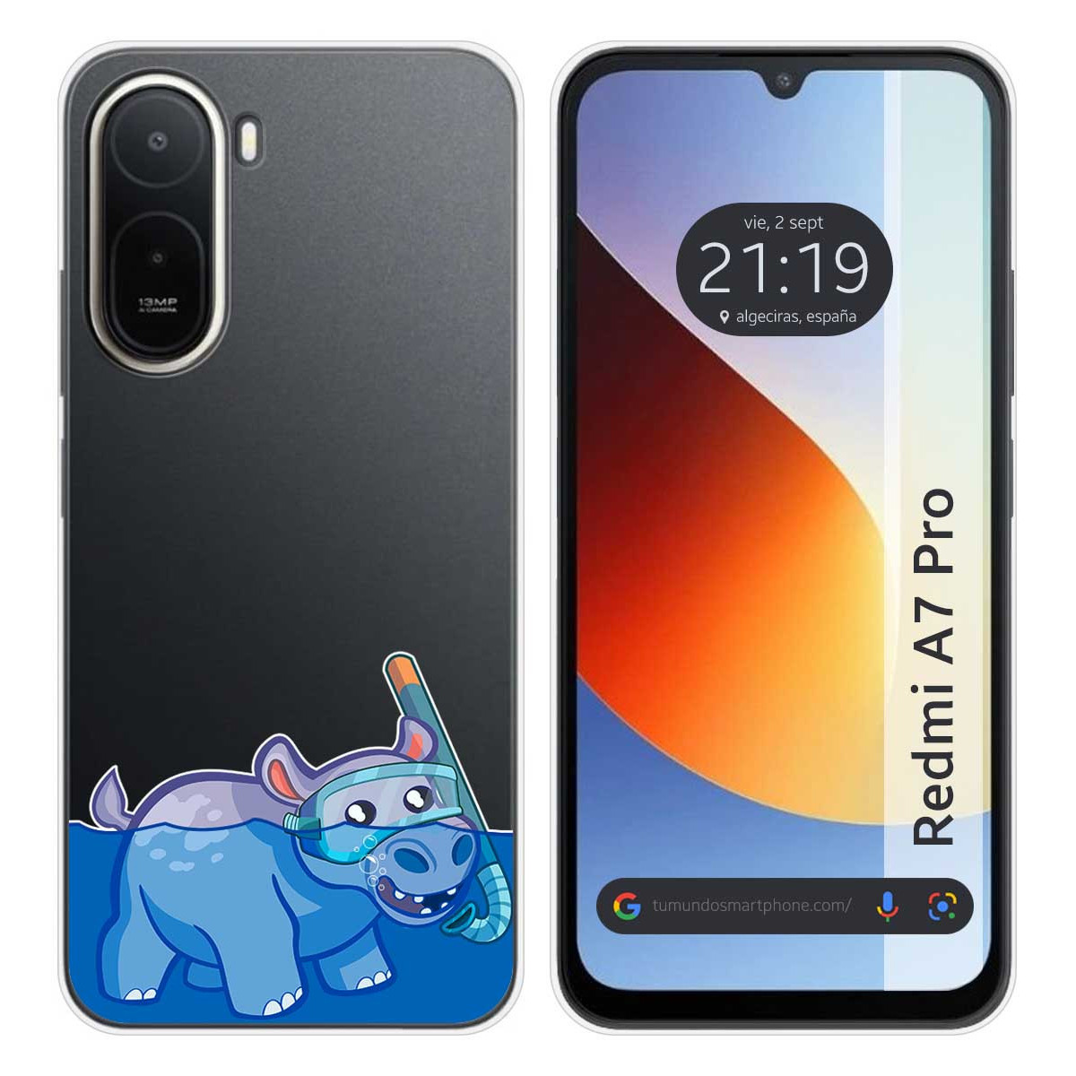 Funda Silicona Transparente para Xiaomi Redmi...