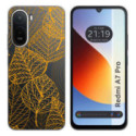 Funda Silicona Transparente para Xiaomi Redmi A7 Pro diseño Hojas Dibujos