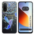 Funda Silicona Transparente para Xiaomi Redmi A7 Pro diseño Plumas Dibujos
