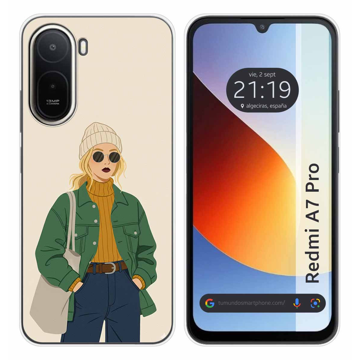 Funda Silicona para Xiaomi Redmi A7 Pro diseño...