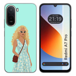 Funda Silicona para Xiaomi Redmi A7 Pro diseño Mujer 07...