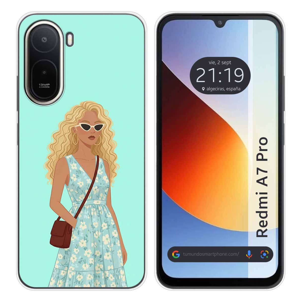 Funda Silicona para Xiaomi Redmi A7 Pro diseño...