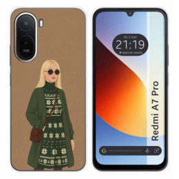 Funda Silicona para Xiaomi Redmi A7 Pro diseño Mujer 08...