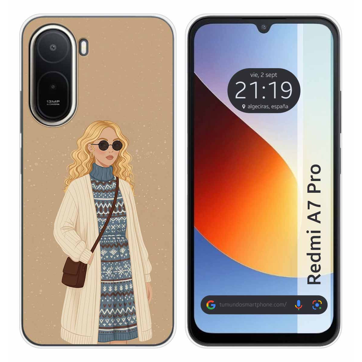 Funda Silicona para Xiaomi Redmi A7 Pro diseño...