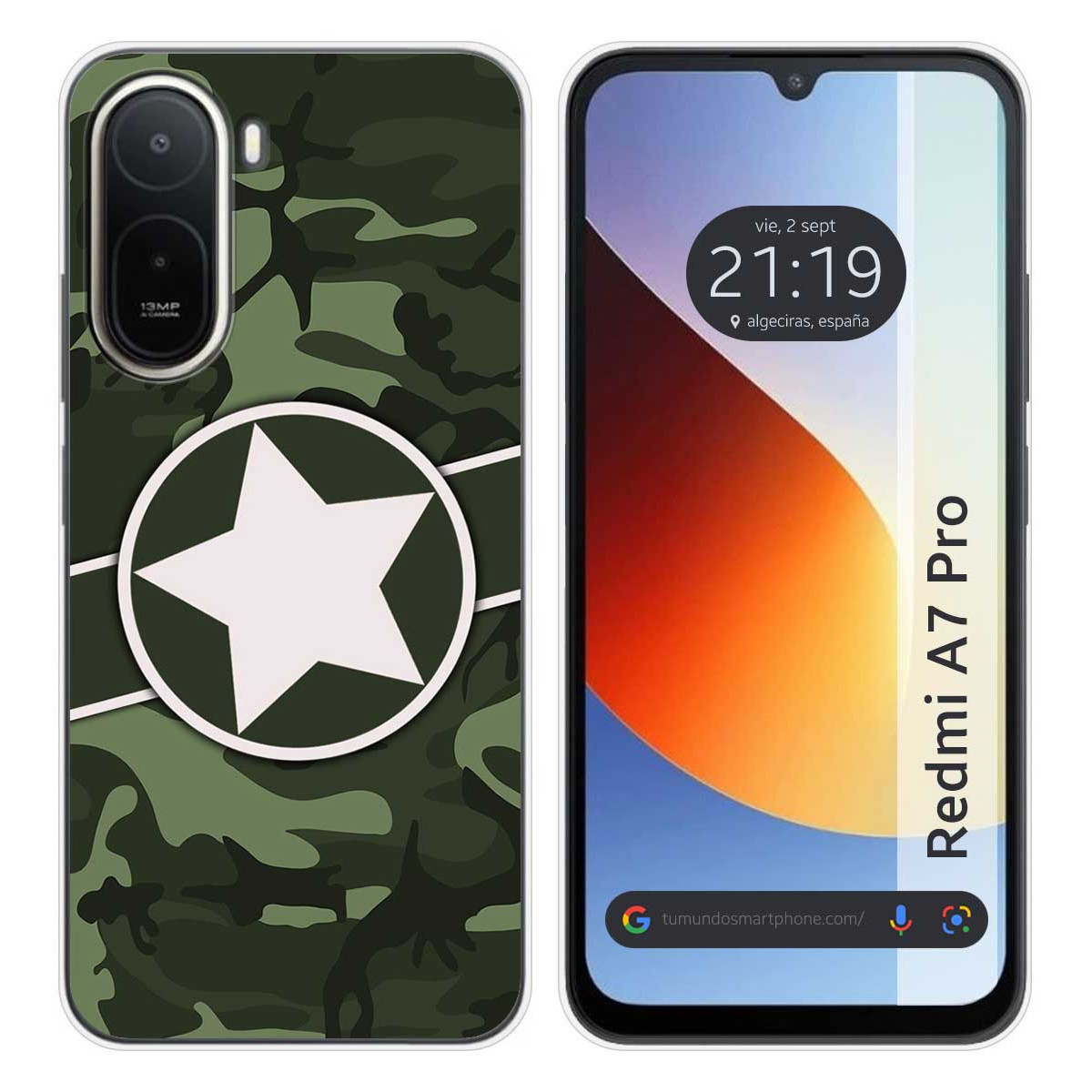 Funda Silicona para Xiaomi Redmi A7 Pro diseño...