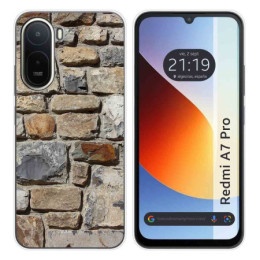 Funda Silicona para Xiaomi Redmi A7 Pro diseño Ladrillo...