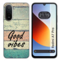 Funda Silicona para Xiaomi Redmi A7 Pro diseño Madera 01 Dibujos