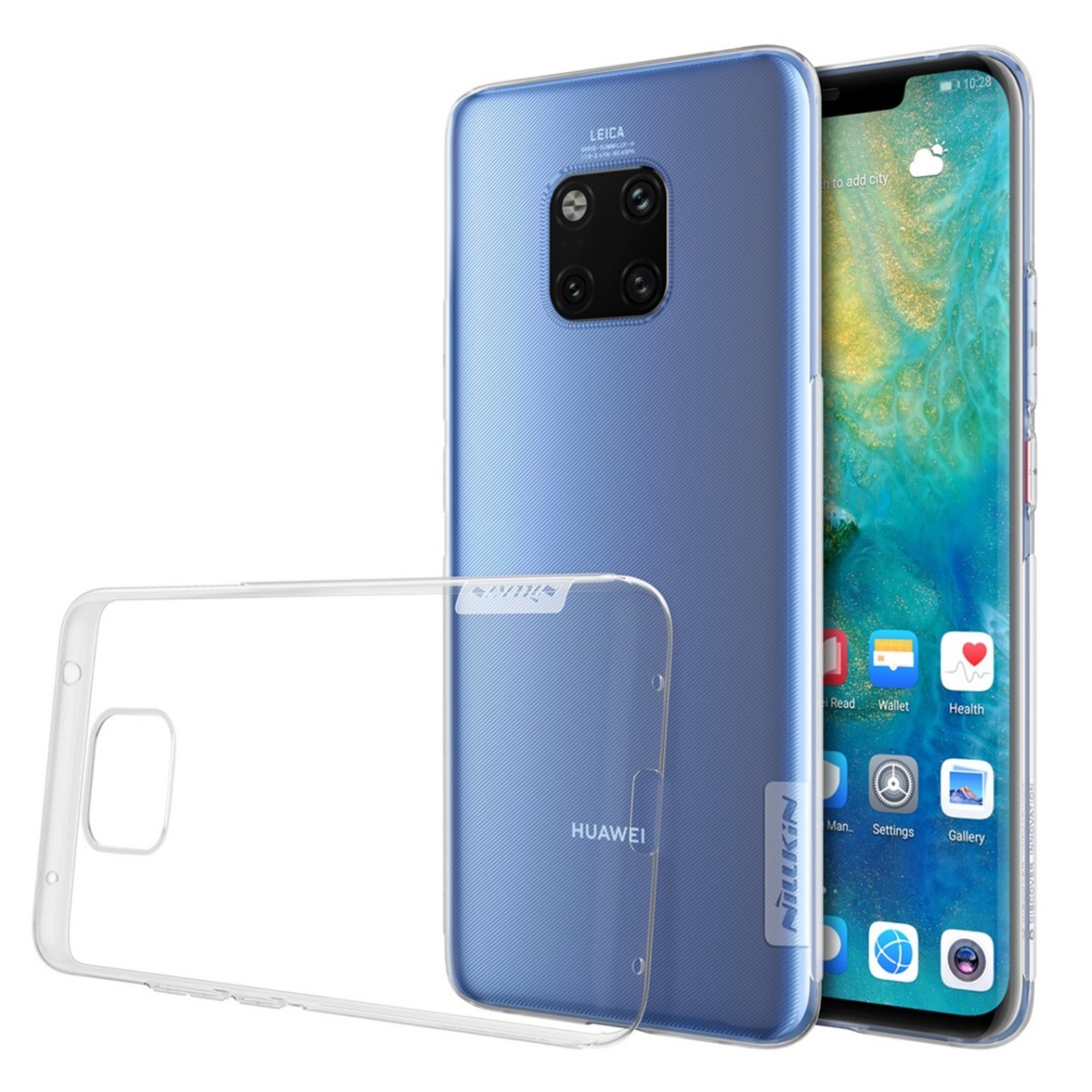 Funda Gel Tpu Nillkin Nature para Huawei Mate 20 Pro Color Transparente