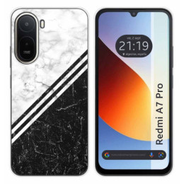 Funda Silicona para Xiaomi Redmi A7 Pro diseño Mármol 01...