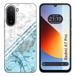 Funda Silicona para Xiaomi Redmi A7 Pro diseño Mármol 02...