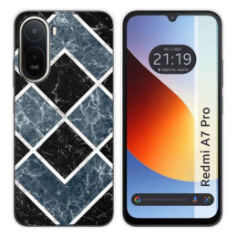 Funda Silicona para Xiaomi Redmi A7 Pro diseño Mármol 06...