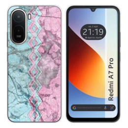 Funda Silicona para Xiaomi Redmi A7 Pro diseño Mármol 08...
