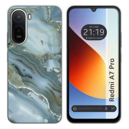 Funda Silicona para Xiaomi Redmi A7 Pro diseño Mármol 09...