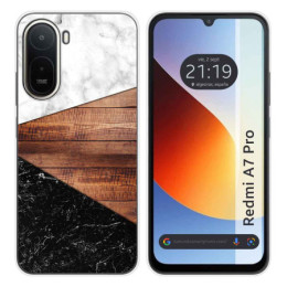Funda Silicona para Xiaomi Redmi A7 Pro diseño Mármol 11...
