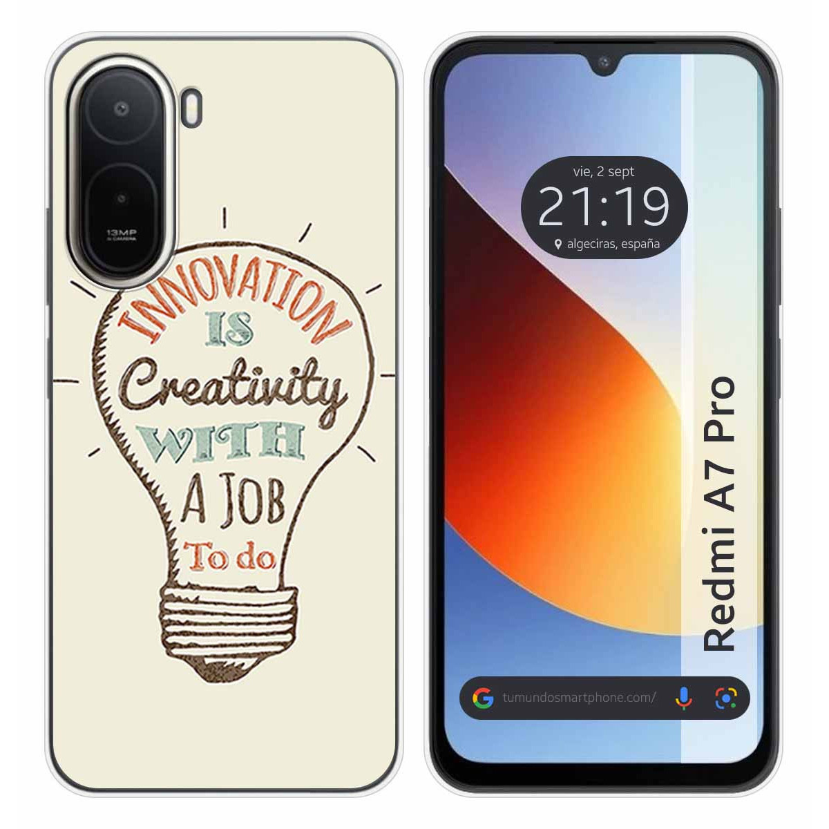 Funda Silicona para Xiaomi Redmi A7 Pro diseño...