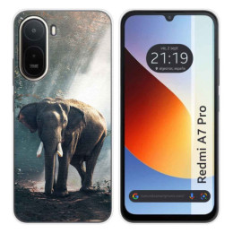Funda Silicona para Xiaomi Redmi A7 Pro diseño Elefante...