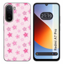 Funda Silicona para Xiaomi Redmi A7 Pro diseño Flores...