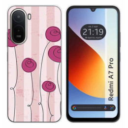 Funda Silicona para Xiaomi Redmi A7 Pro diseño Flores...